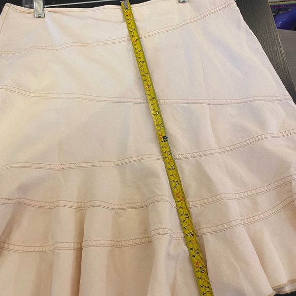 UO Fluted denim mini skirt NWT - Picture 4 of 7